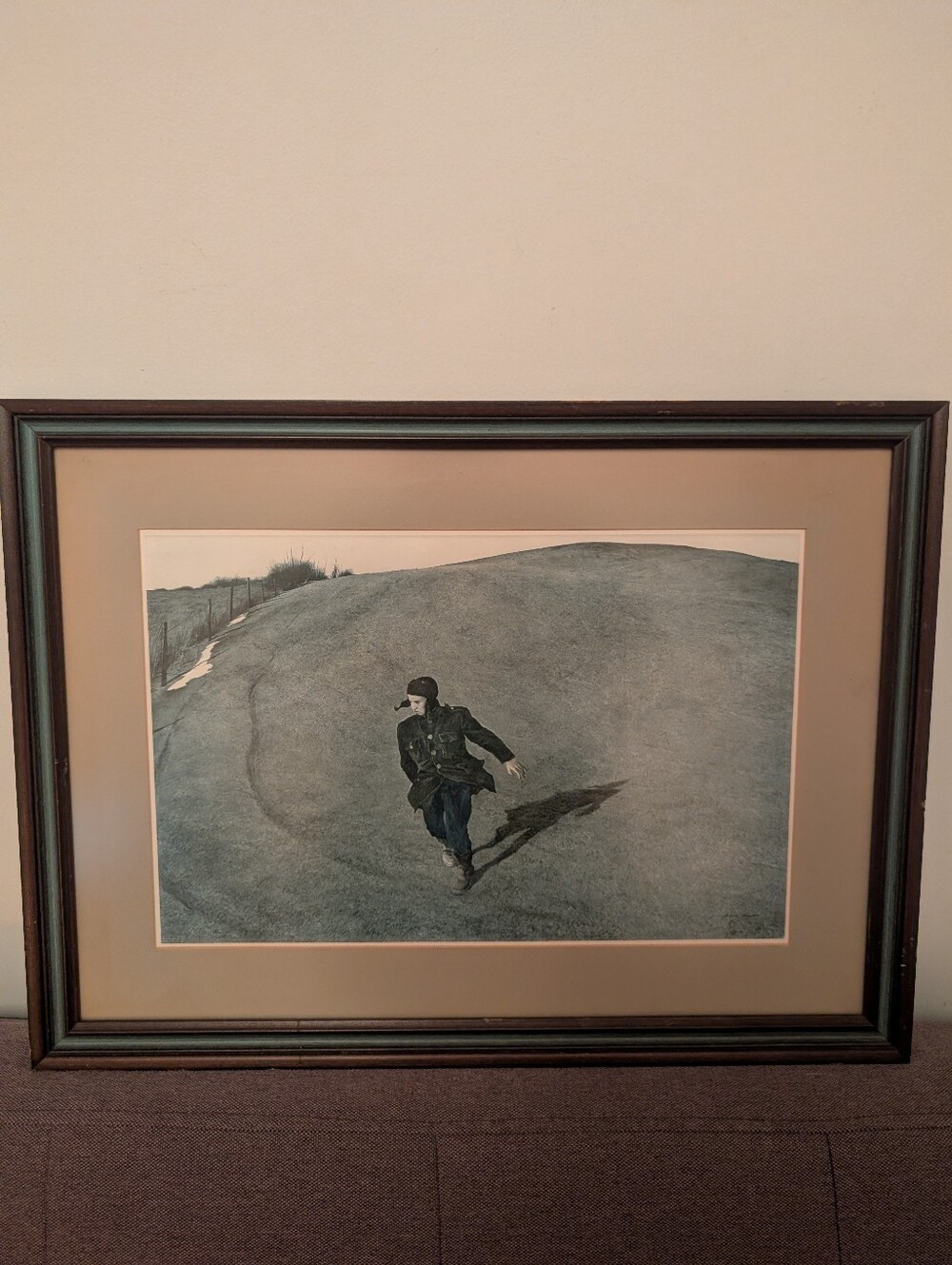 Andrew Wyeth framed print. Andrew Wyeth: Winter 20x15 Framed Art Print